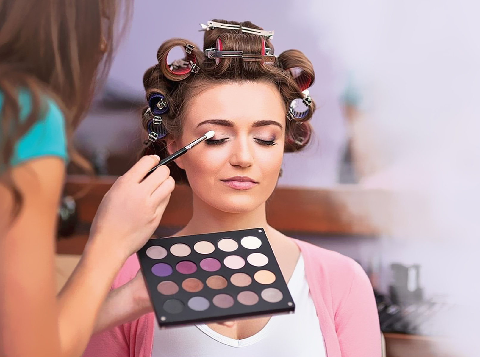 Makeup Artist Doing Makeup Makeup Artist Doing Makeup